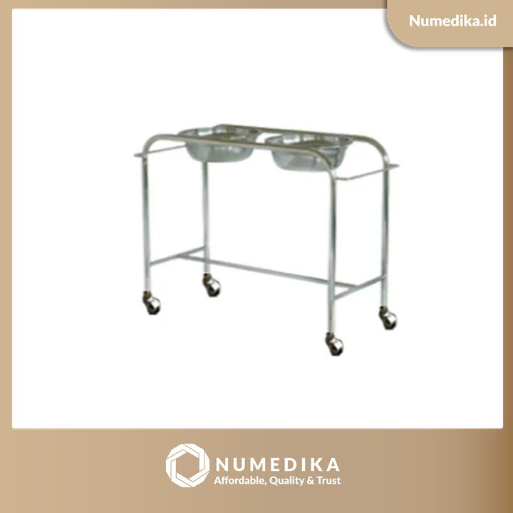 Standar Waskom MIRAII Double Stainless Steel Model H Rack Type